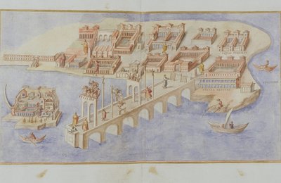 Scena del porto, 1674 da Pietro Santi Bartoli