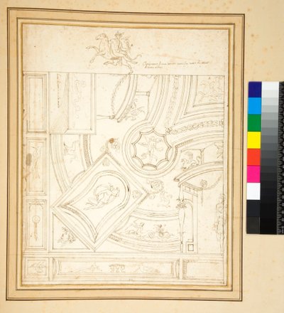 Ornamento di una stanza antica tutta di stucco di bassorilievo da Pietro Santi Bartoli