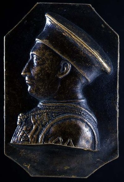 Placca di Ludovico Gonzaga (1441-1478) (recto) da Pietro Tafano