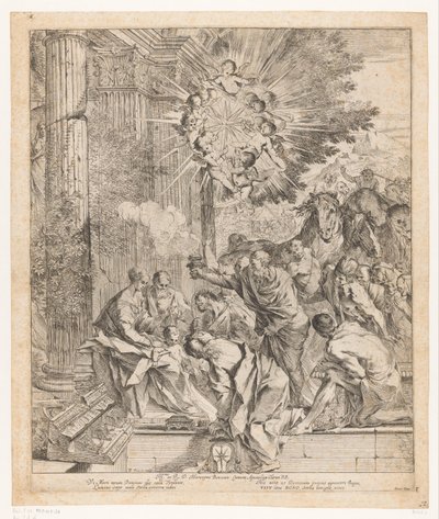 Adorazione dei Magi da Pietro Testa