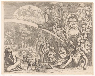 Allegoria in onore di papa Innocenzo X da Pietro Testa