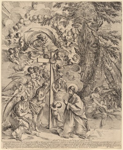Il Bambino Gesù che abbraccia la croce (Il sogno di Giuseppe) da Pietro Testa