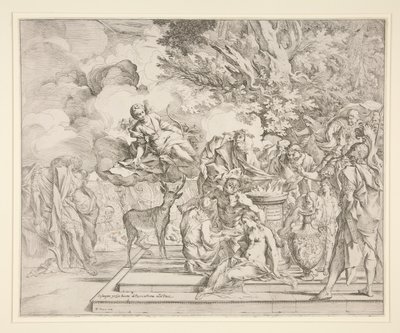 Il sacrificio di Ifigenia da Pietro Testa
