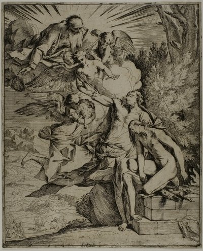Il sacrificio di Isacco da Pietro Testa