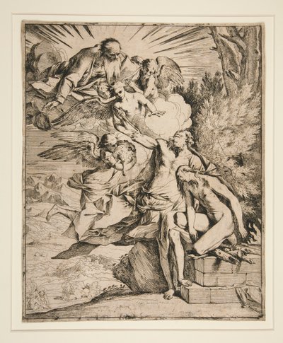 Il sacrificio di Isacco da Pietro Testa