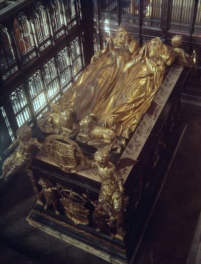 Tomba di Enrico VII (1457-1509) e sua moglie, Elisabetta di York, 1518 da Pietro Torrigiano