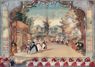 Joseph Haydn (1732-1809) alla prima rappresentazione della sua opera 