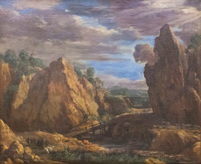 Le miniere di allume a Tolfa, c.1630 da Pietro da (1596 1669) Cortona