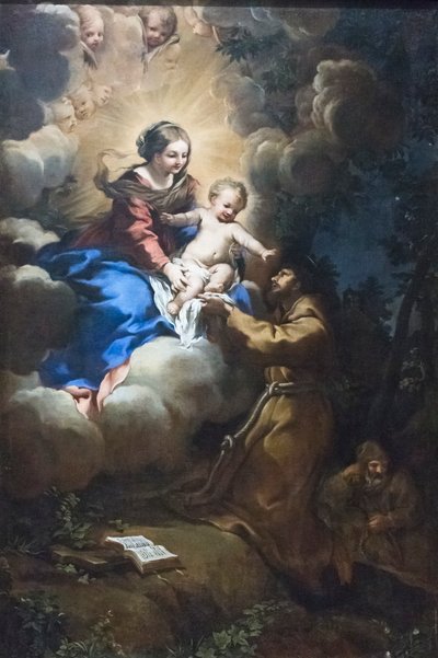 Visione di Maria a San Francesco, c.1641 da Pietro da (1596 1669) Cortona