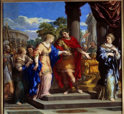 Cesare rimette Cleopatra sul trono d