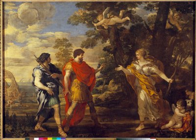 Venere come cacciatrice appare a Enea da Pietro da Cortona