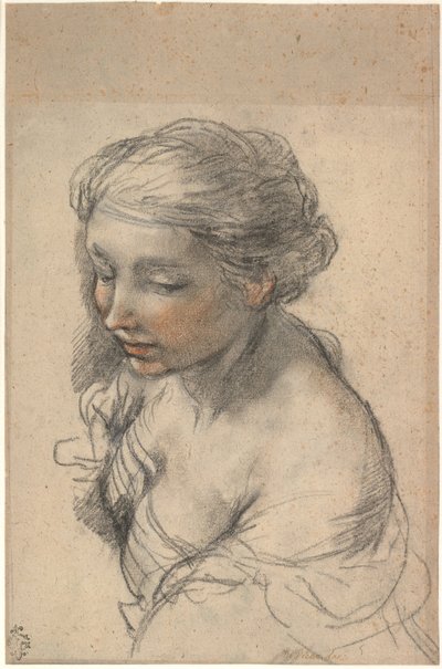 Busto di una giovane donna girata a sinistra, 1637 da Pietro da Cortona