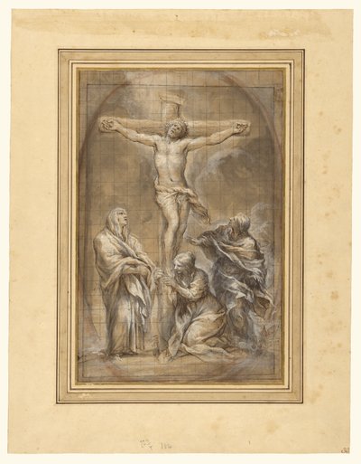 Cristo in croce con la Vergine Maria, Maria Maddalena e San Giovanni da Pietro da Cortona