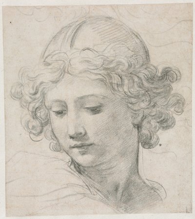 Studio per la testa di San Michele da Pietro da Cortona