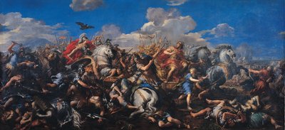 La battaglia di Alessandro contro Dario, 1644-1655 da Pietro da Cortona