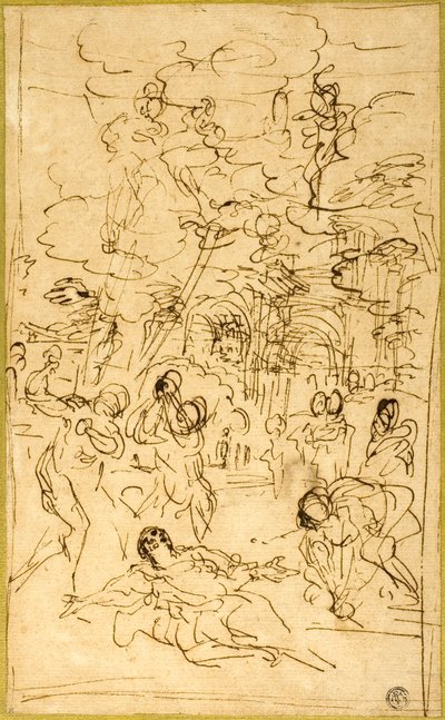 Il martirio di Santo Stefano da Pietro da Cortona
