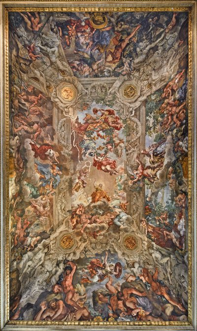 Il trionfo della Divina Provvidenza e il compimento dei suoi scopi sotto Papa Urbano VIII, 1632-1639 da Pietro da Cortona