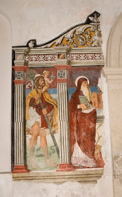 Affresco (dettaglio) da Pietro da Vicenza