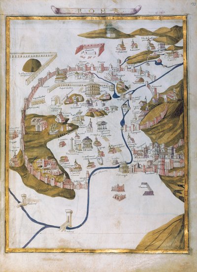 Veduta di Roma da Pietro del Massaio
