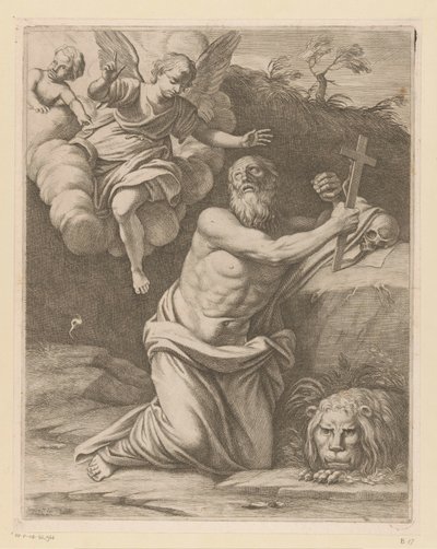 San Girolamo nel deserto da Pietro del Po