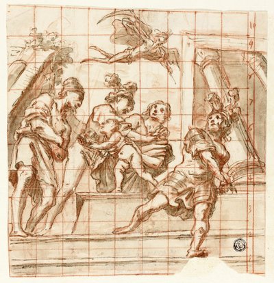 Scena Allegorica con Padre Tempo da Pietro della Vecchia