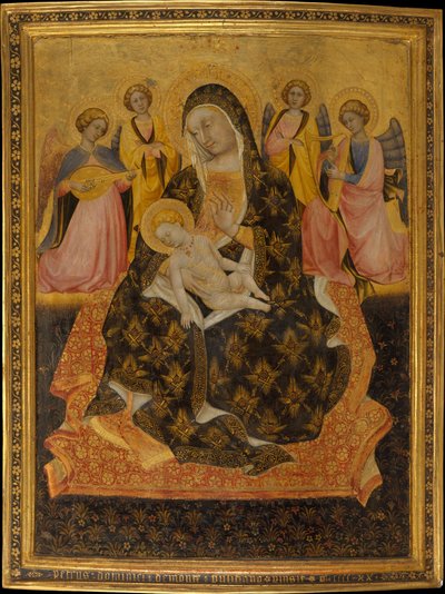 Madonna col Bambino e angeli, 1420 da Pietro di Domenico da Montepulciano
