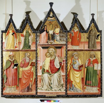 Polittico della Vergine con il Bambino e santi da Pietro di Giovanni Lianori