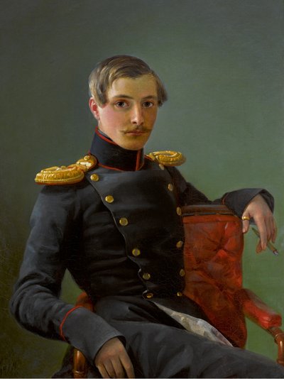 Ritratto di Andrei Nikolaevich Karamzin da Pimen Nikitich Orlov