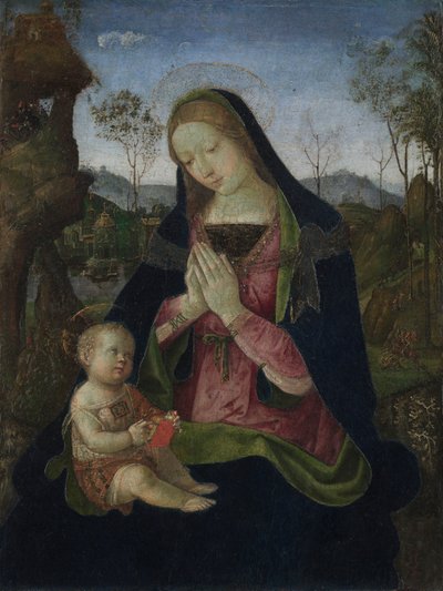 Madonna col Bambino da Pintoricchio