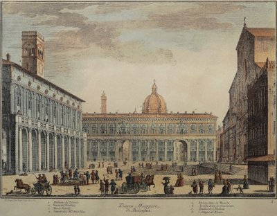 Italia, Bologna, Piazza Maggiore o Piazza Grande da Pio Panfili