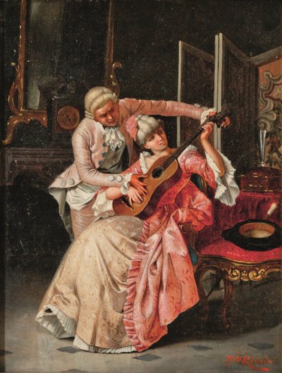 La lezione di musica da Pio Ricci