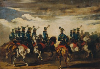 Ussari blu austriaci da Piotr von Michalowski
