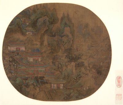 Paesaggio del palazzo da Pisanello