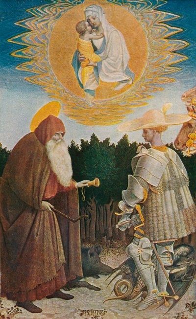 La Vergine e il Bambino con i santi, 1435, 1909 da Antonio Pisanello