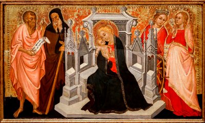 Madonna col Bambino e Santi. XV secolo da Pittore Marchigiano