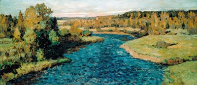 Fiume in autunno da Pjotr Iwanowitsch Petrowitschew