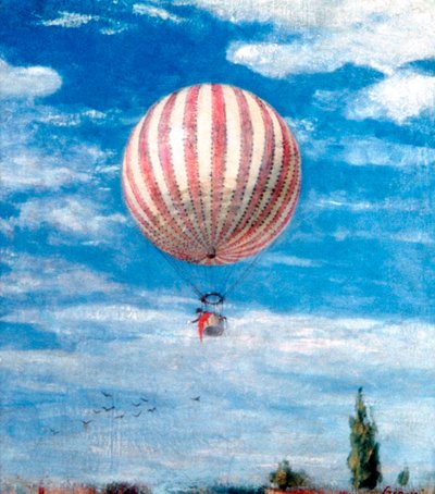 Mongolfiera, 1878 da Pál Szinyei Merse