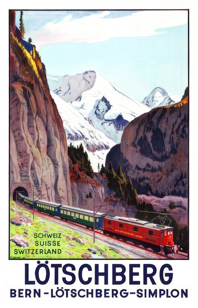 Ferrovia Berna-Lötschberg-Sempione da Plinio Colombi