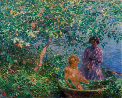 Baci di Sole, 1908 da Plinio Nomellini