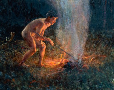 Colonna di fumo da Plinio Nomellini