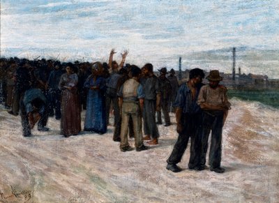 Lo sciopero da Plinio Nomellini