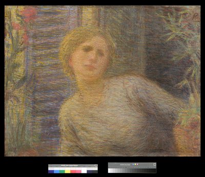 Giovane donna alla finestra, 1891 da Plinio Nomellini