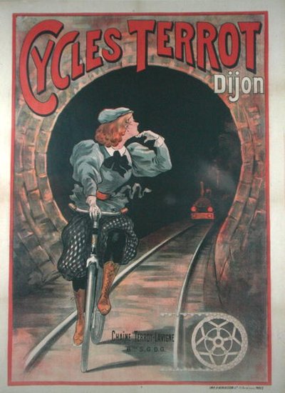 Poster pubblicitario per le biciclette 