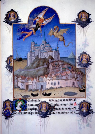 Vista di Mont Saint Michel: l