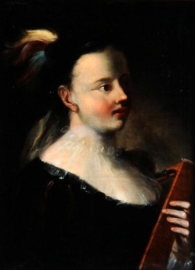 Signora con Kitara da Polish School