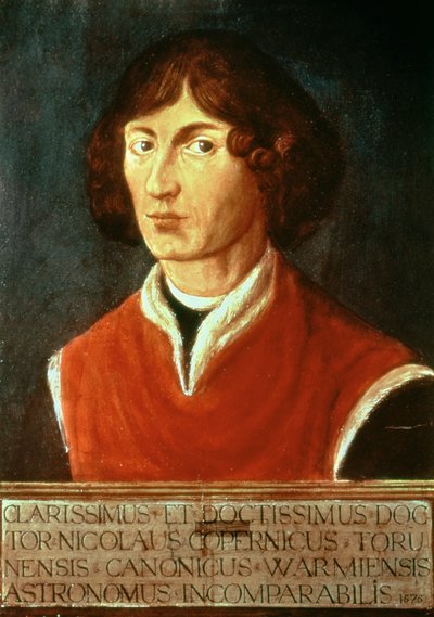 Ritratto di Andreus Nikolaus Copernicus (1473-1543) 1575 da Polish School