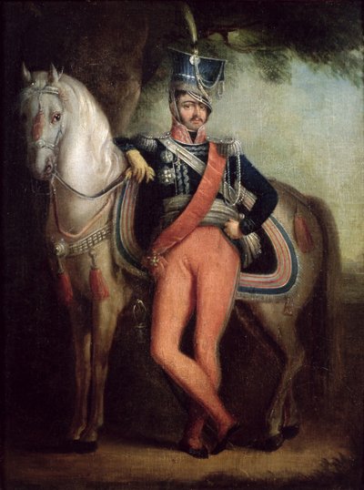 Principe Josef Anton Poniatowski a cavallo da Polish School