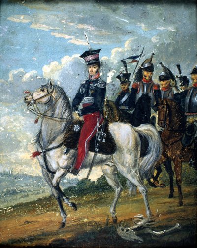 Principe Josef Anton Poniatowski con guide da Polish School
