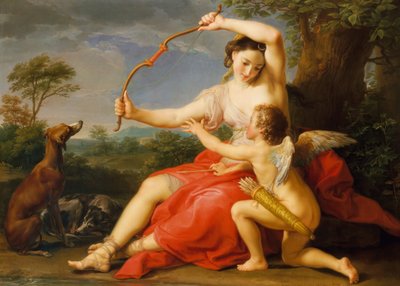 Diana e Cupido, 1761 da Pompeo Batoni