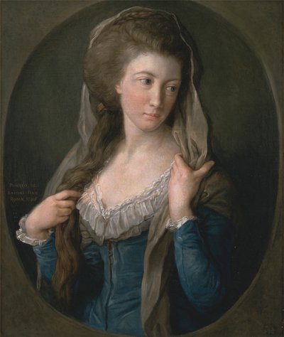 Ritratto di una donna, tradizionalmente identificata come Margaret Stuart, Lady Hippisley da Pompeo Batoni